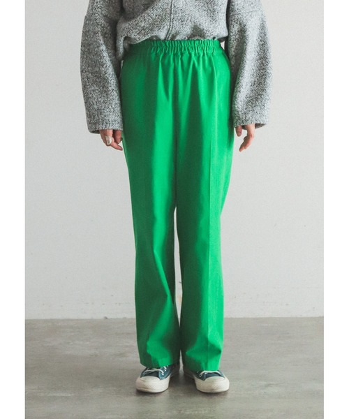 「FIL DE FER」 イージーパンツ 26 グリーン レディース_画像8