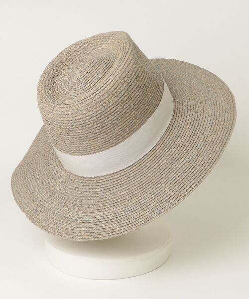 「Helen Kaminski」 ストローハット ONE SIZE グレー レディース_画像2