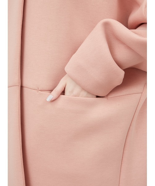 Mila Owen（ミラオーウェン） ノーカラーコート 0 ピンク レディース