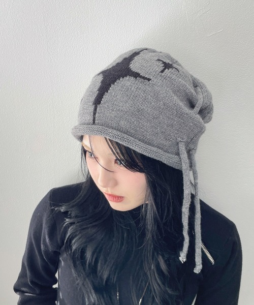 WEGO（ウィゴー） ニット帽 ニットキャップ WEGO/キラキラジャガード