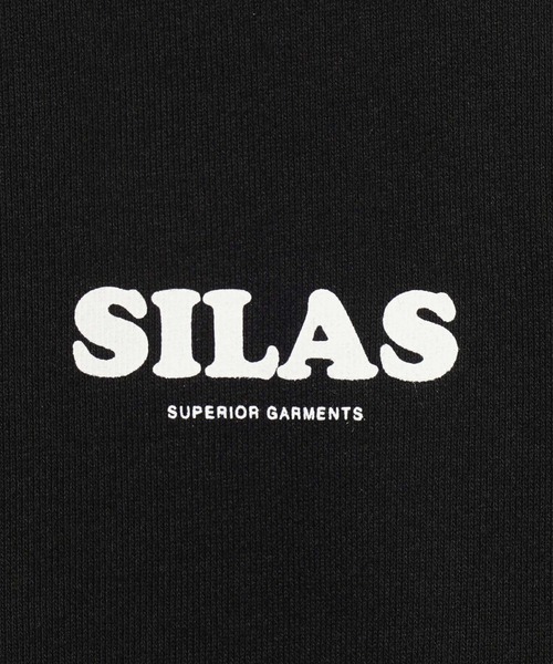 「SILAS」 ジップアップパーカー L ブラック メンズ_画像3