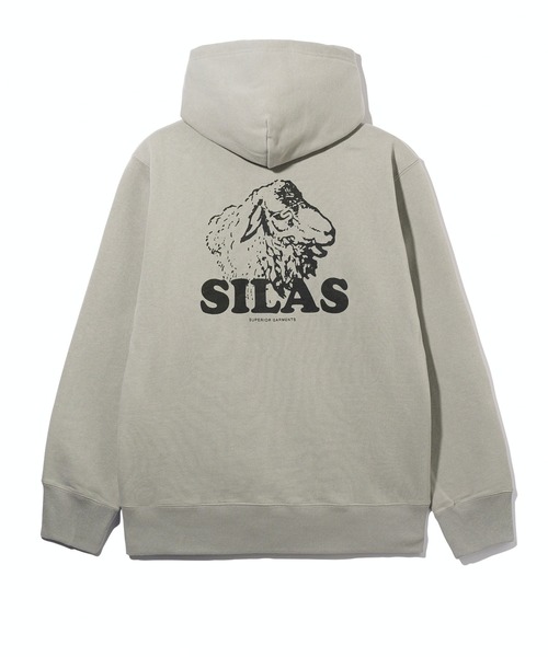 「SILAS」 ジップアップパーカー L ブラック メンズ_画像9