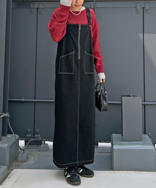 I-SOOK（アイスー） 「ISOOK」 長袖ニット FREE レッド レディース