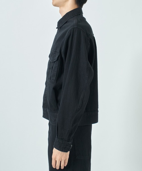 「markaware」 デニムジャケット 2 ブラック メンズ_画像3