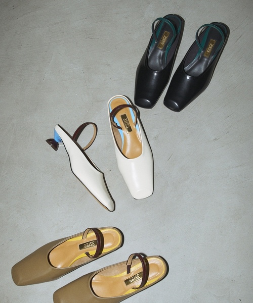「GRISE」 フラットサンダル MEDIUM ウッド レディース_画像2