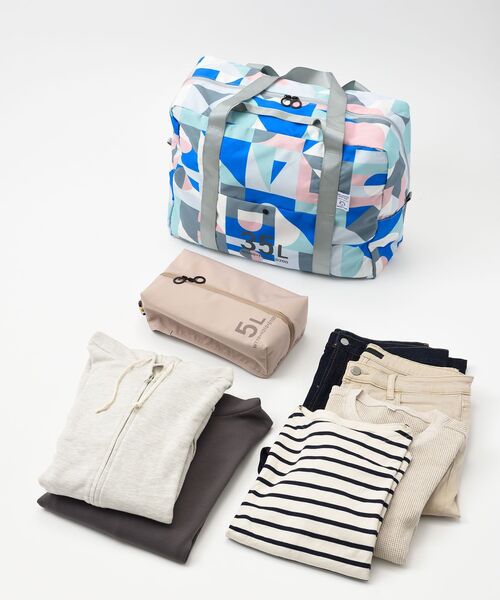 「TRAVEL SHOP MILESTO」 2WAYバッグ フリ- ライトブルー レディース_画像9