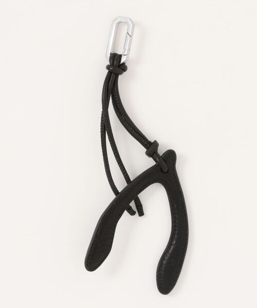 ALLSAINTS（オールセインツ） キーホルダー WISHBONE LEATHER KEYRING