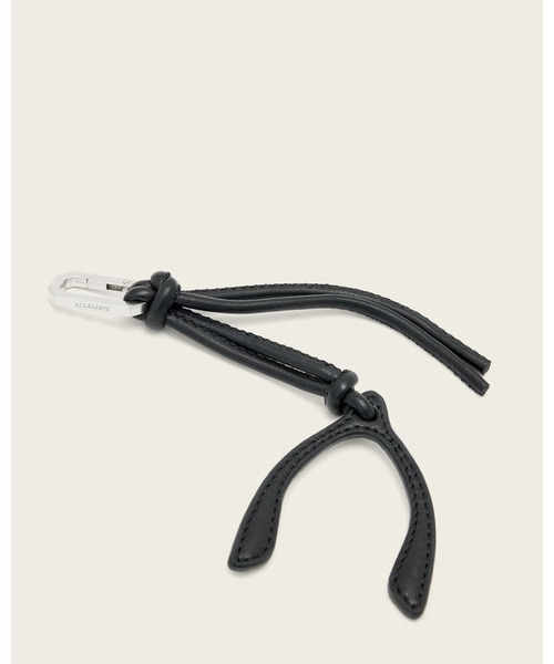 ALLSAINTS（オールセインツ） キーホルダー WISHBONE LEATHER KEYRING