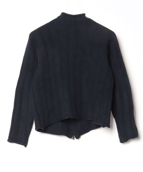 GIORGIO ARMANI 50サイズ カーディガン黒 ITALY製 ARMANI COLLEZIONI 
