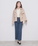 tシャツ ラメシアーリブトップス「洗濯機OK/...の詳細画像3