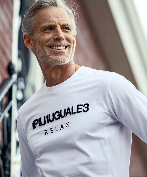 「1PIU1UGUALE3 RELAX 」 長袖Tシャツ L ブラック メンズ_画像8