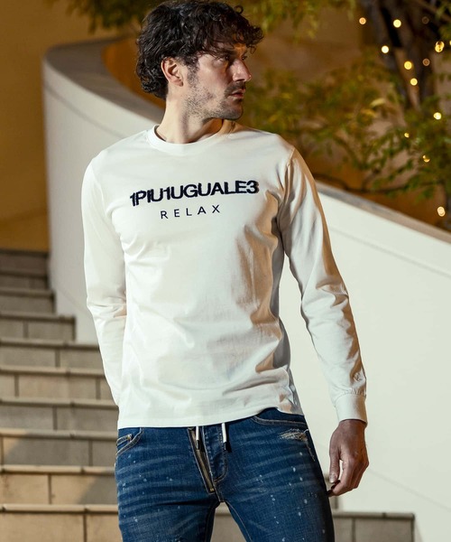 「1PIU1UGUALE3 RELAX 」 長袖Tシャツ L ブラック メンズ_画像9