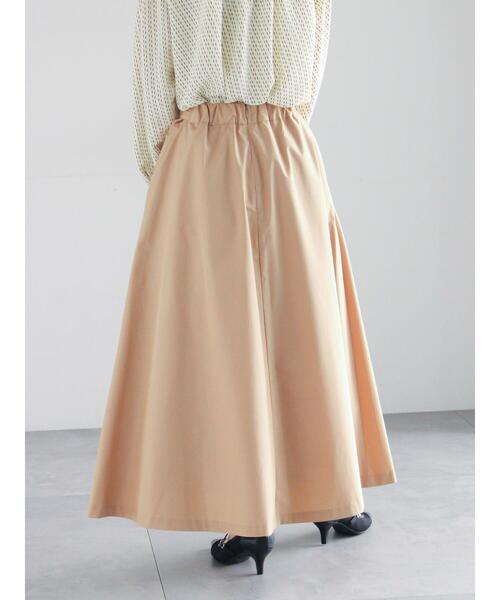 ちかこです。 Te chichi（テチチ） ロング スカート タイプライタータックフレア
