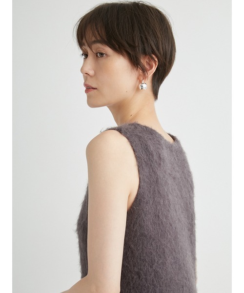 「emmi」 ノースリーブワンピース ONE SIZE ホワイト レディース_画像6