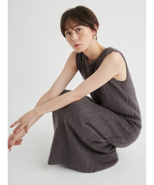 「emmi」 ノースリーブワンピース ONE SIZE ホワイト レディース_画像8