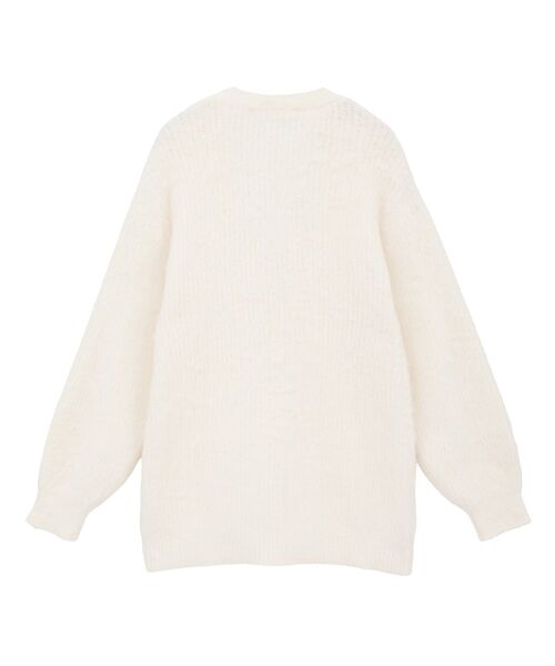 「Maison de FLEUR」 ニットカーディガン FREE アイボリー レディース_画像7