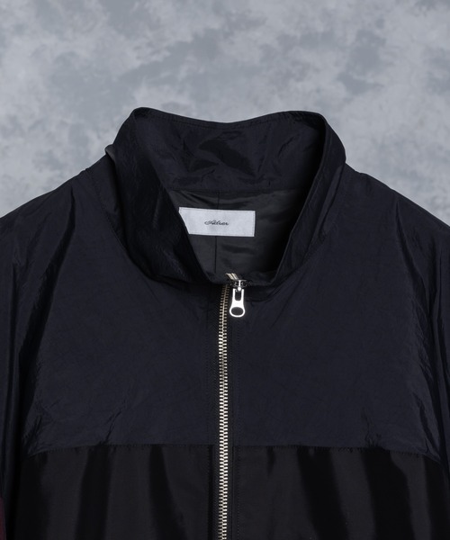 「ADRER」 ナイロンブルゾン SMALL シルバー メンズの画像