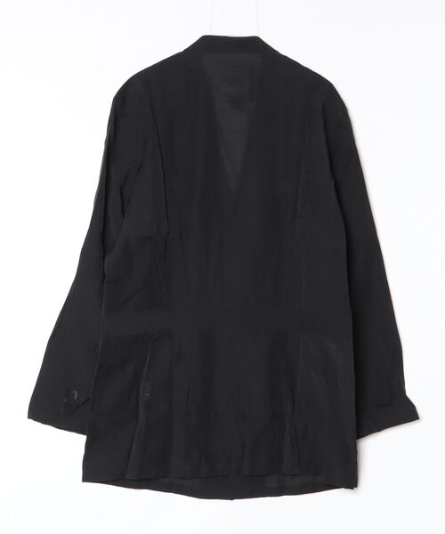 Y-3 ジャケット テーラードジャケット CRINKLE VISCOSE CHORE COAT