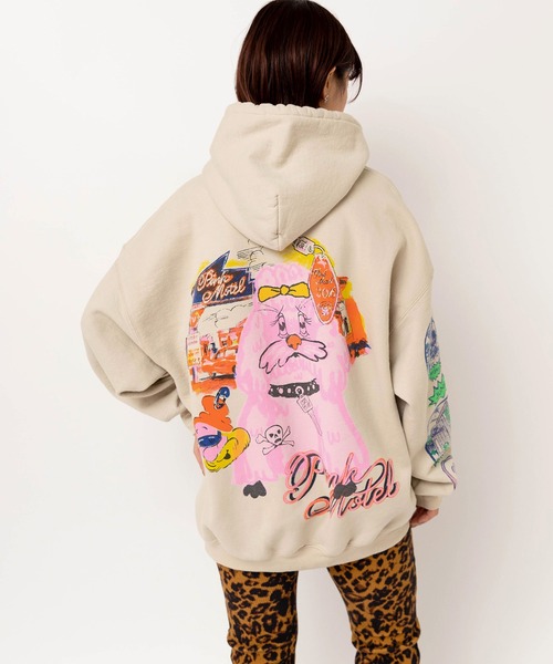 「RNA」 プルオーバーパーカー MEDIUM ベージュ レディースの画像
