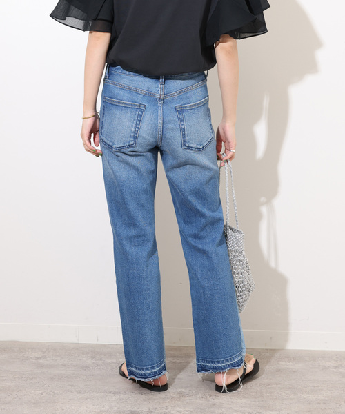 「JOURNAL STANDARD relume」 デニムパンツ 38 ネイビー レディースの画像