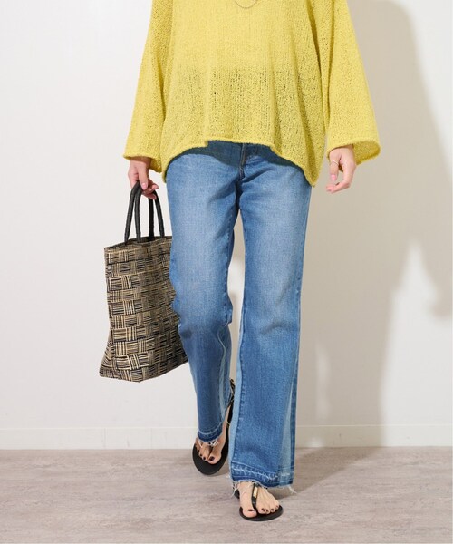 「JOURNAL STANDARD relume」 デニムパンツ 38 ネイビー レディースの画像