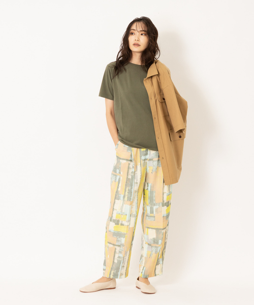「36Quatre-Neuf」 パンツ 36 ダークグリーン レディース_画像4