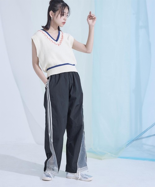 「miette」 イージーパンツ FREE グレー レディース_画像2