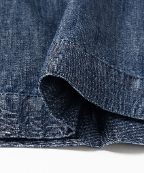 ハーフパンツ パンツ 「別注」GERMANO / コットン デニム 1プリーツ ショーツ メンズの画像