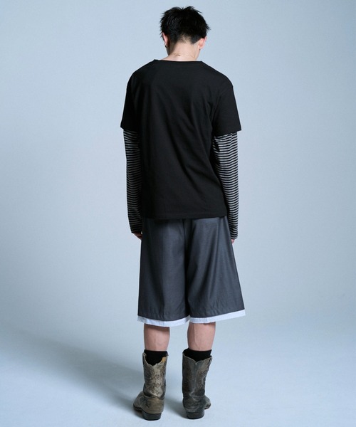 CAMPHOR WOOD ワイドパンツ ハーフパンツ スラックス 短パン CUT OFF