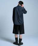 ワイドパンツ ハーフパンツ スラックス 短パン...の詳細画像3