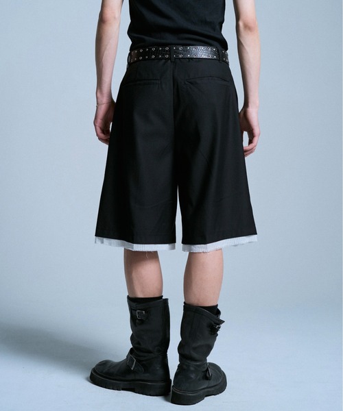 CAMPHOR WOOD ワイドパンツ ハーフパンツ スラックス 短パン CUT OFF