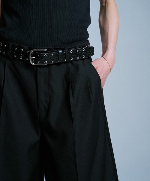 CAMPHOR WOOD ワイドパンツ ハーフパンツ スラックス 短パン CUT OFF