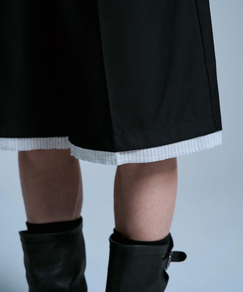 CAMPHOR WOOD ワイドパンツ ハーフパンツ スラックス 短パン CUT OFF