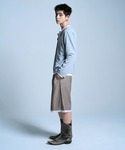 ワイドパンツ ハーフパンツ スラックス 短パン...の詳細画像5