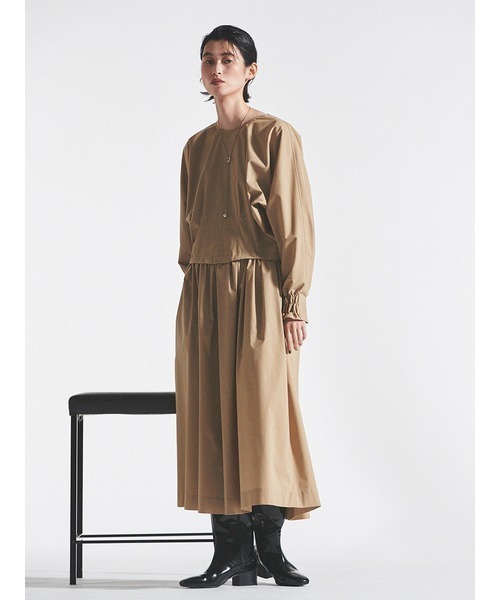 「styling/」 長袖ワンピース 0 ホワイト レディース_画像2