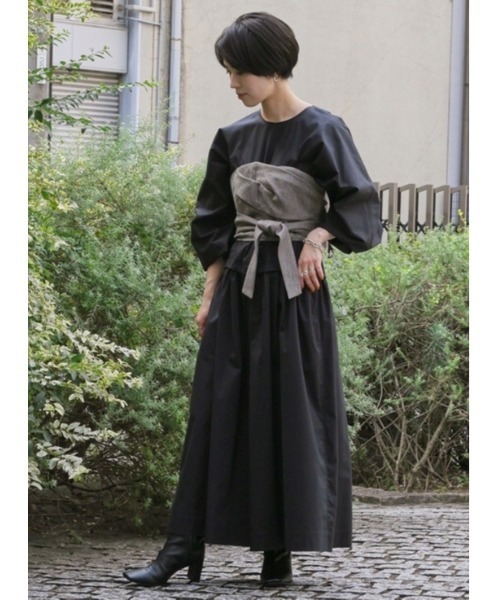 「styling/」 長袖ワンピース 0 ホワイト レディース_画像4