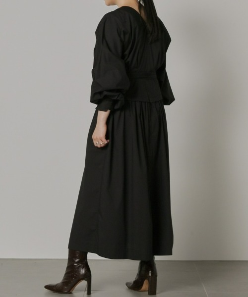 「styling/」 長袖ワンピース 0 ホワイト レディース_画像9