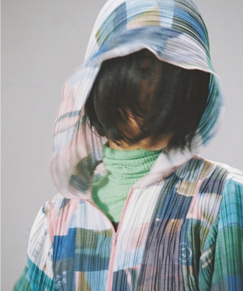「PAMM」 ジップアップパーカー フリー グリーン レディース_画像8