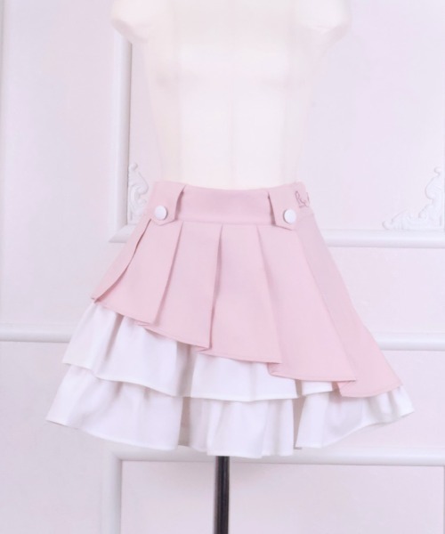 ReAmour スカート プリーツフリルアシメスカート : ZOZOTOWN Yahoo!店