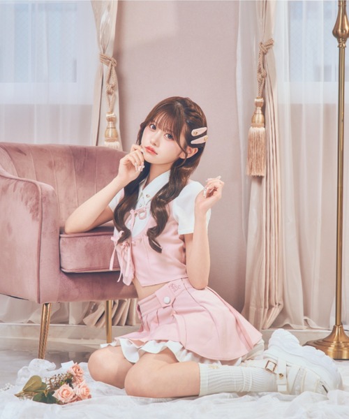 ReAmour スカート プリーツフリルアシメスカート : ZOZOTOWN Yahoo!店