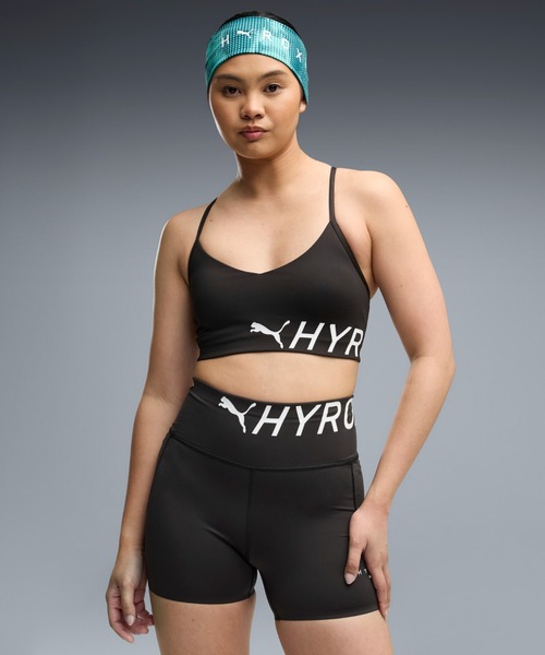 PUMA HYROX ストラッピーPWRMODE ブラトップ＋ショートタイツ PUMA（プーマ） ウィメンズ トレーニング PUMA x HYROX ストラッピー