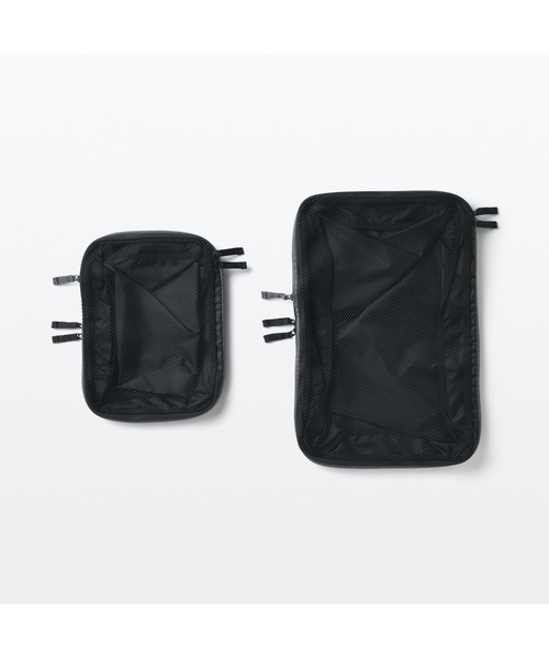 【新品未使用】無印良品 仕分けケース圧縮タイプ 7点セット 無印良品（MUJI） 旅行 再生ポリエステル仕分けケース圧縮タイプ M 約