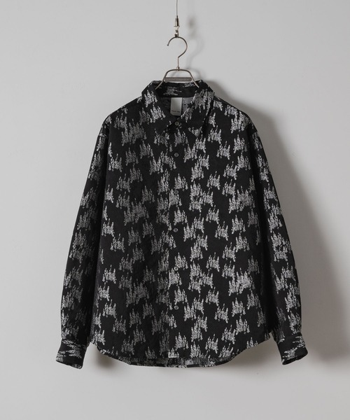 「Casper John」 長袖シャツ MEDIUM ブラック メンズ_画像2