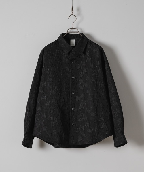 「Casper John」 長袖シャツ MEDIUM ブラック メンズ_画像5