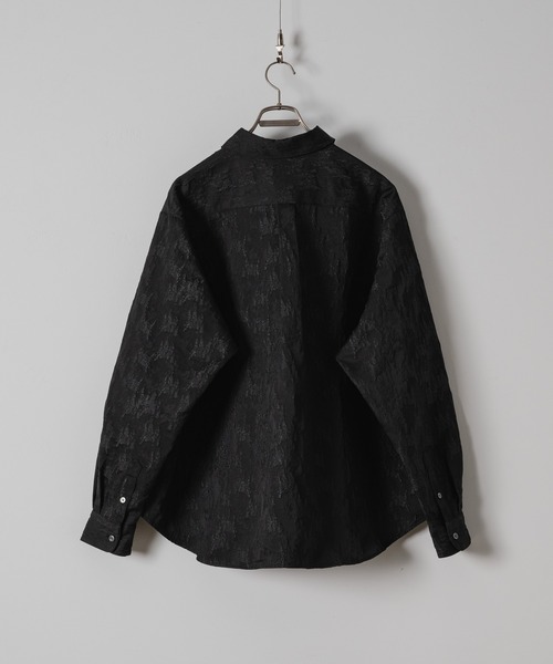 「Casper John」 長袖シャツ MEDIUM ブラック メンズ_画像6