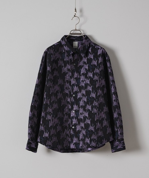 「Casper John」 長袖シャツ MEDIUM ブラック メンズ_画像8