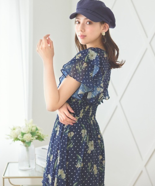 「WILLSELECTION」 半袖ワンピース MEDIUM ピンク レディース_画像2