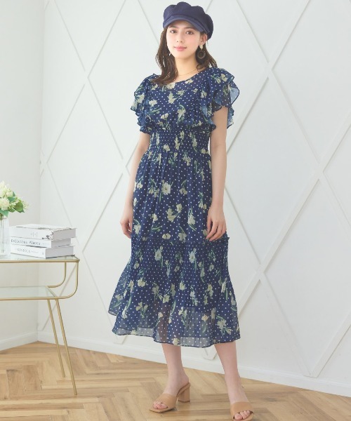 「WILLSELECTION」 半袖ワンピース MEDIUM ピンク レディース_画像6