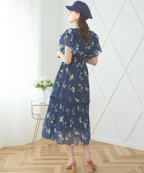 「WILLSELECTION」 半袖ワンピース MEDIUM ピンク レディース_画像7
