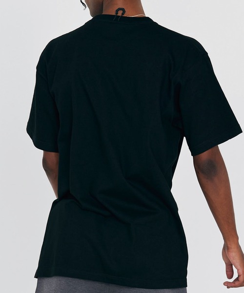 「VIRGOwearworks」 半袖Tシャツ 3 ホワイト×ピンク メンズ_画像9